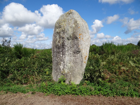 Menhir de Lann Douar Saint Jean Brévelay